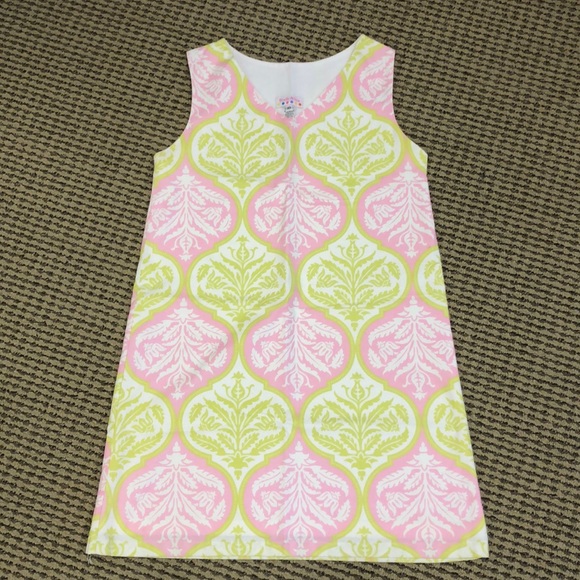 Sixth Alice shift dress pink and green size 10 - Picture 1 of 6
